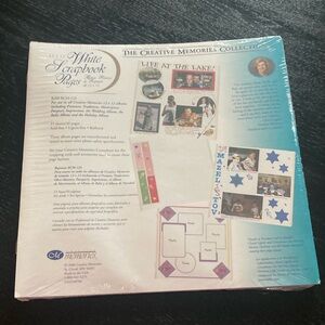 Creative Memories White Scrapbook Album Pages